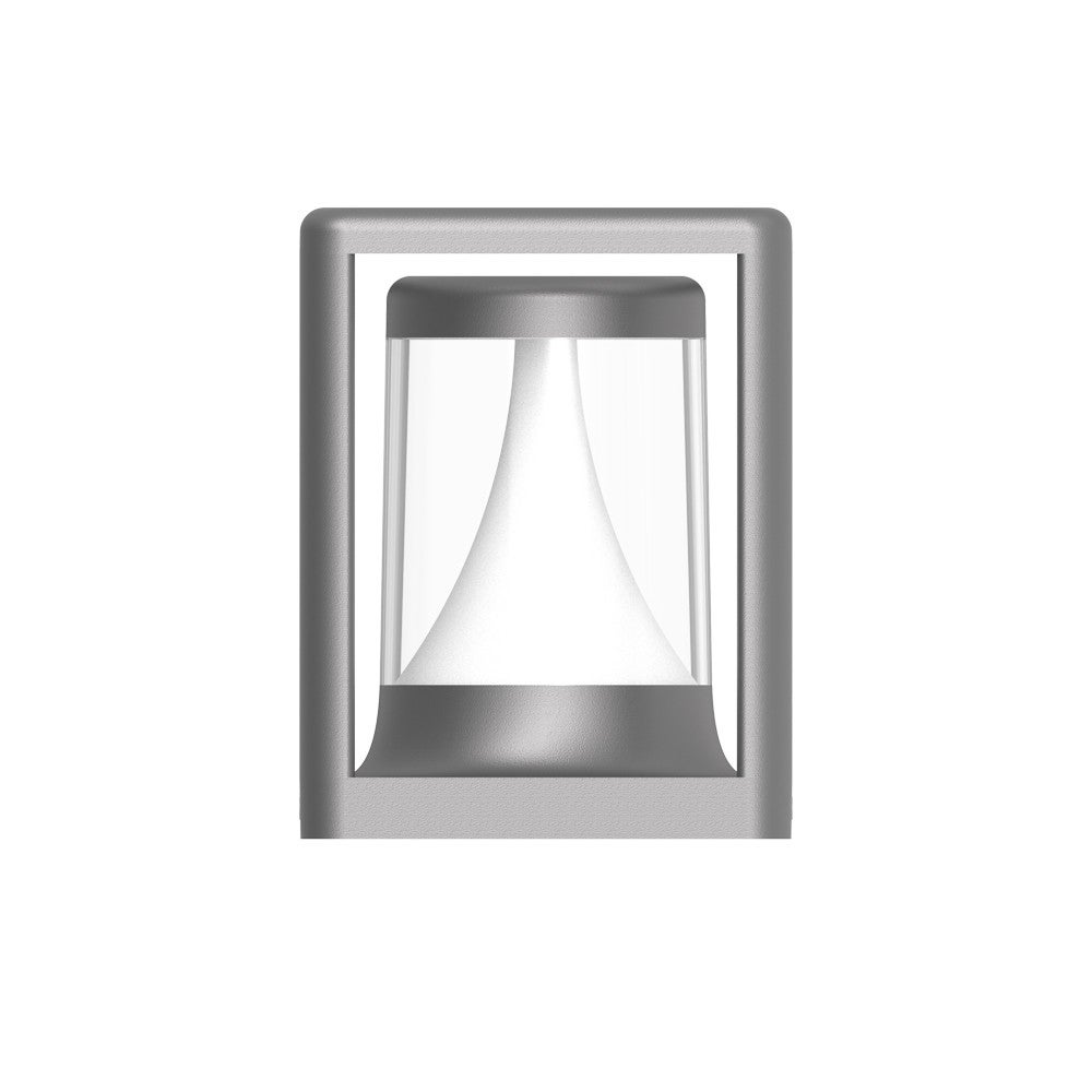Zewnętrzny downlight LED Terra ciemnoszary z przezroczystym dyfuzorem 8W 3000K IP65 IK08 Iberlamp