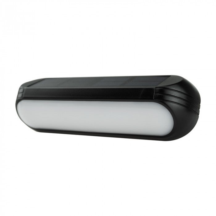 Kinkiet solarny kinkiet solarny LED Odmiany bieli i kolorów 60lm czarno-biały wym:4,9x16,7x3,3cm IP65 Ecolight