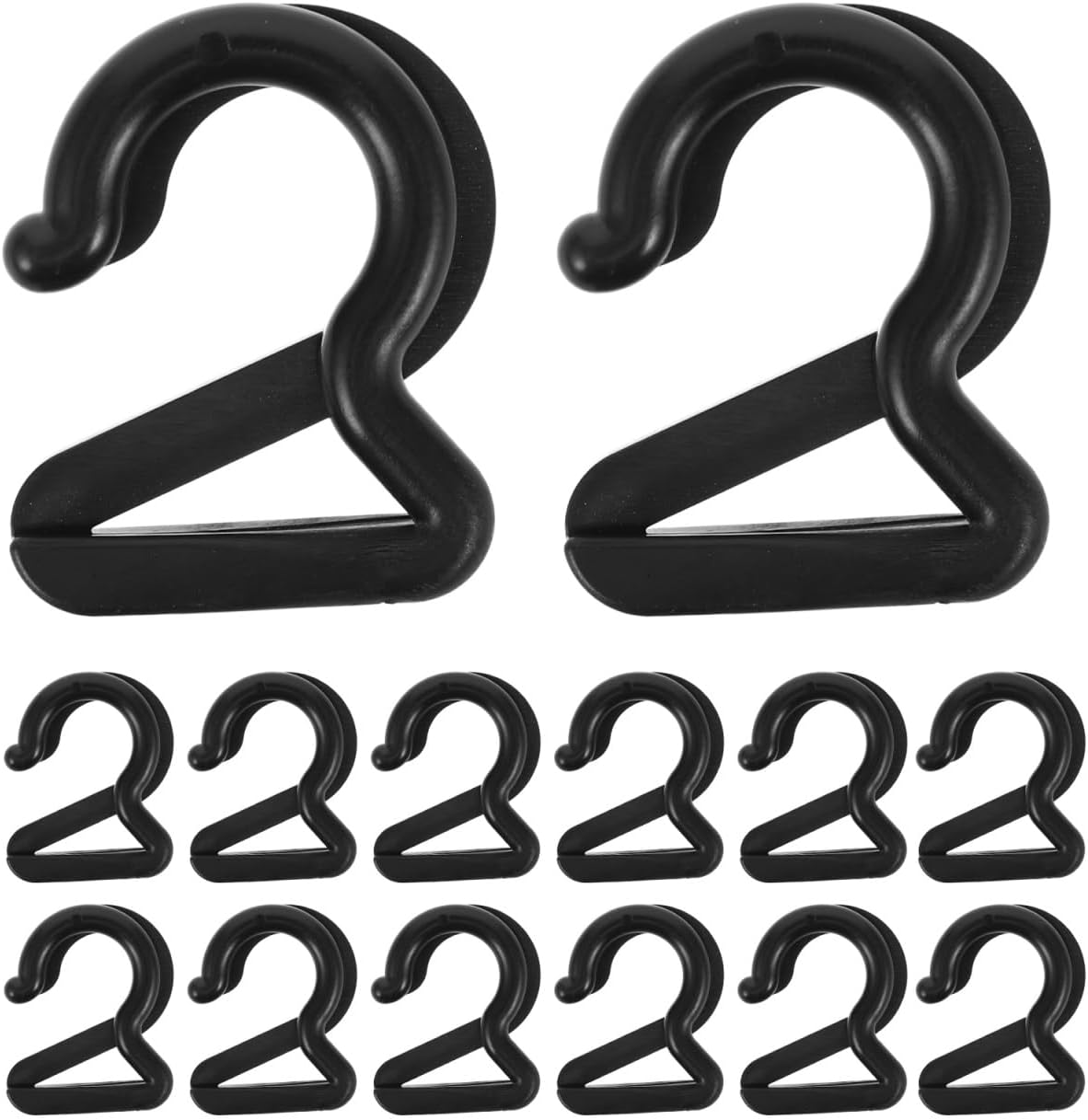 20 plastikowych haczyków w kształcie litery S 3,5 x 2,8 cm do markiz do kamperów, szybkie i bezpieczne mocowanie oświetlenia, przyborów kuchennych i a