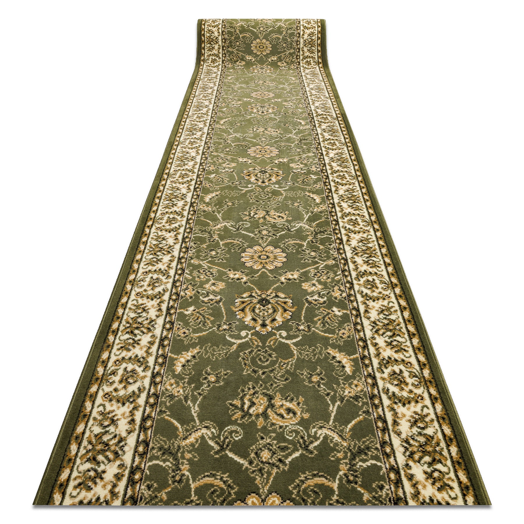 CHODNIK BCF MORAD Klasyk klasyczny oliwka zielony 150 cm 150x100 cm
