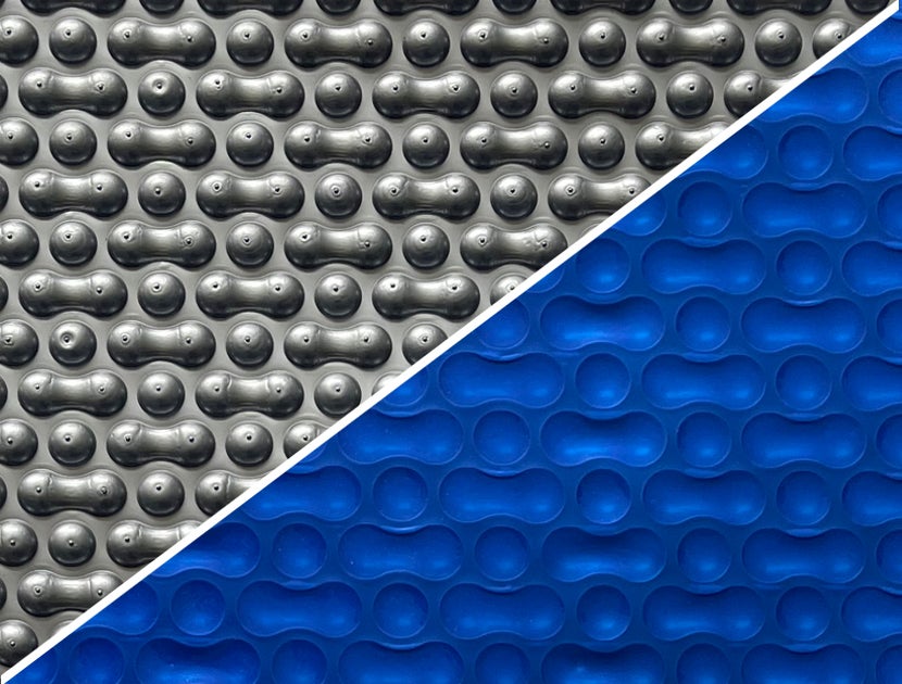 COIL Folia solarna podwójny pęcherzyk niebiesko-srebrna grubość 500 mikronów szerokość 4m