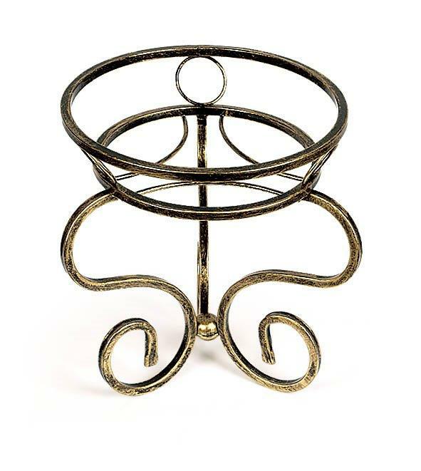 Kwietnik metalowy Dąstal na 1 donicę złota patyna 31,5 x 33 x 28 cm 1 szt.