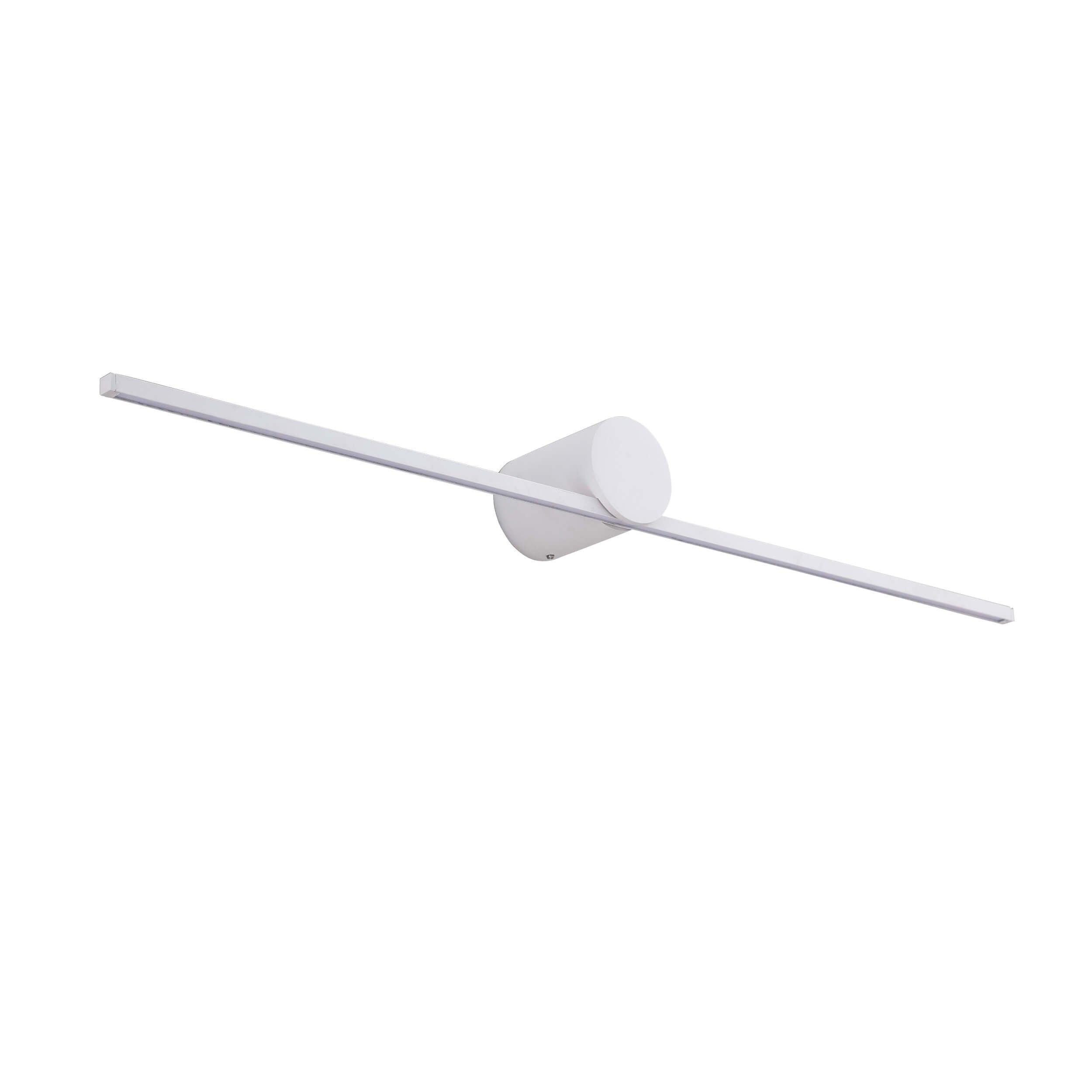 Kinkiet LED 60 cm, biały 3000K, nowoczesny smukły, łazienkowy, IP44