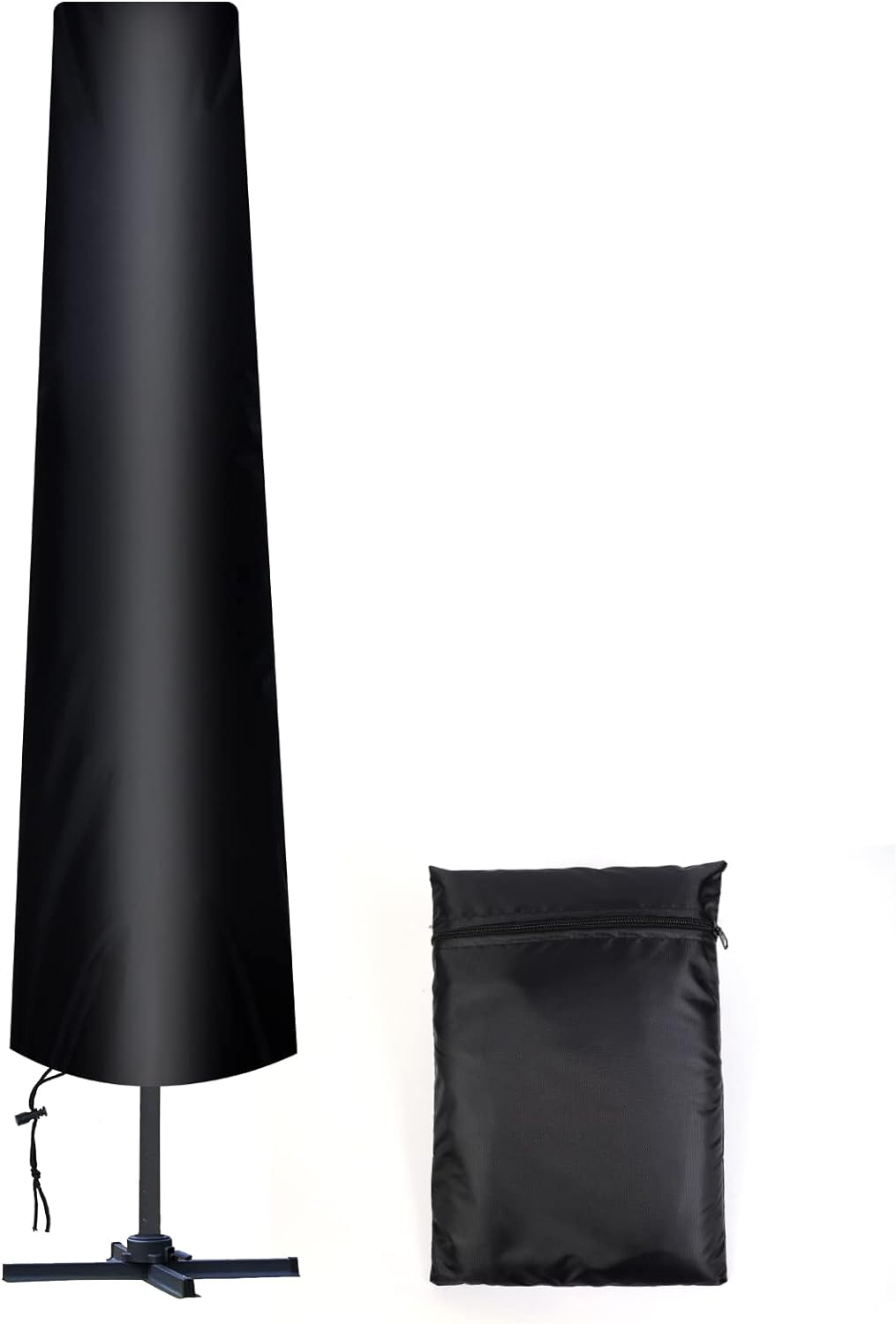 Pokrowiec Ochronny na Parasol, Pokrowiec na Parasol Ogrodowy, Nowy Pokrowiec 420D na Parasol z Teleskopowym Drążkiem - 200 x 30 x 50 cm