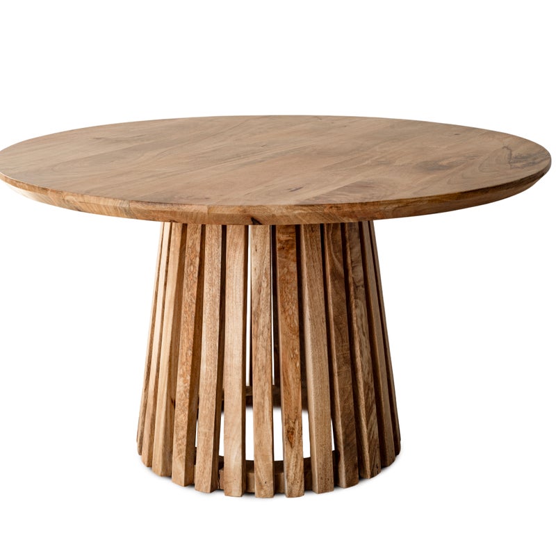 Stolik pomocniczy o jasnym drewnianym designie 2978-B, 80x80x45 cm