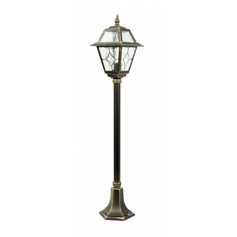 Lampa Ogrodowa Stojąca Witraż K 5002/2 N P Patyna Mosiądz Suma