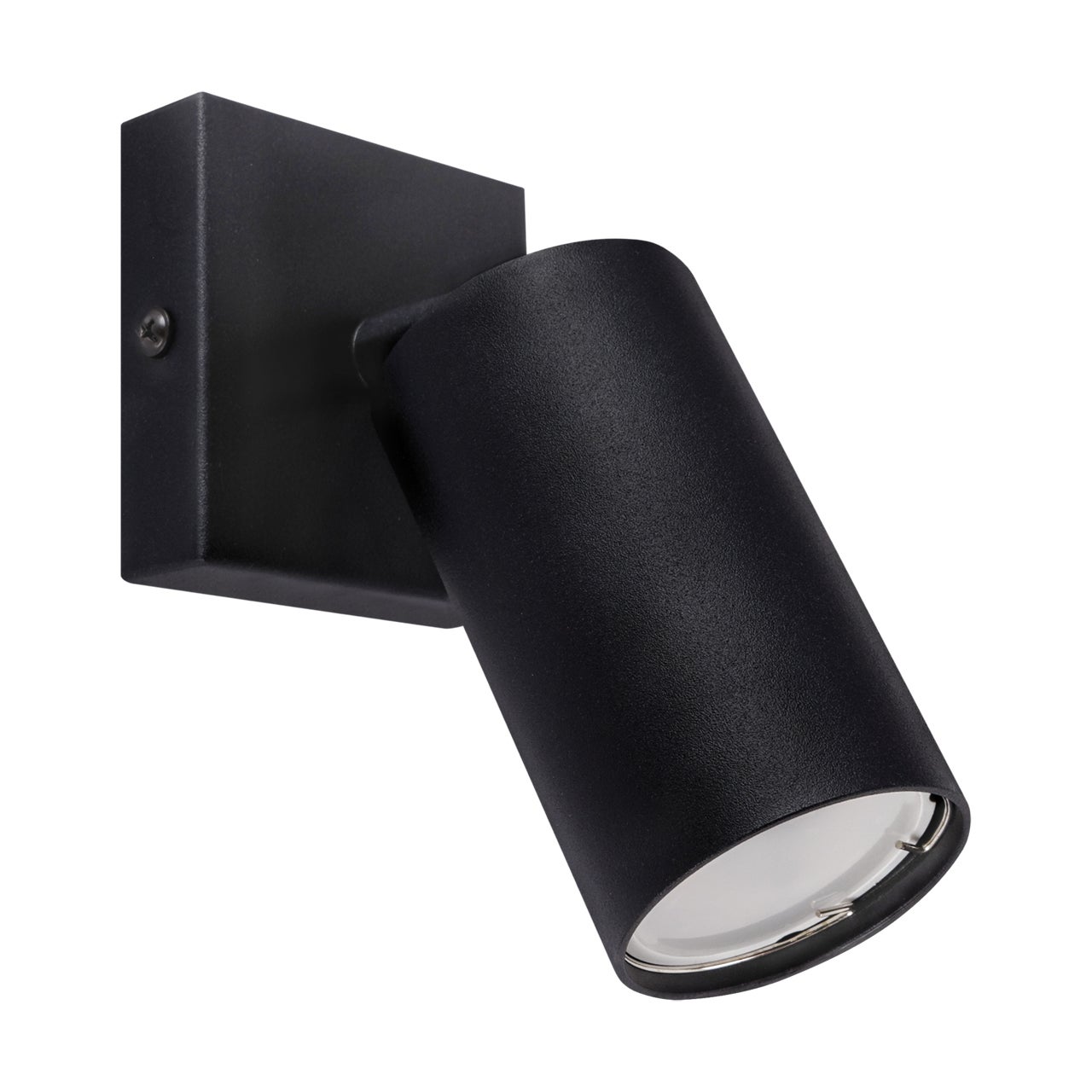 Lampa ścienno-sufitowa loftowa czarna cylindryczny reflektor 1xGU10 35W MANAM Struhm