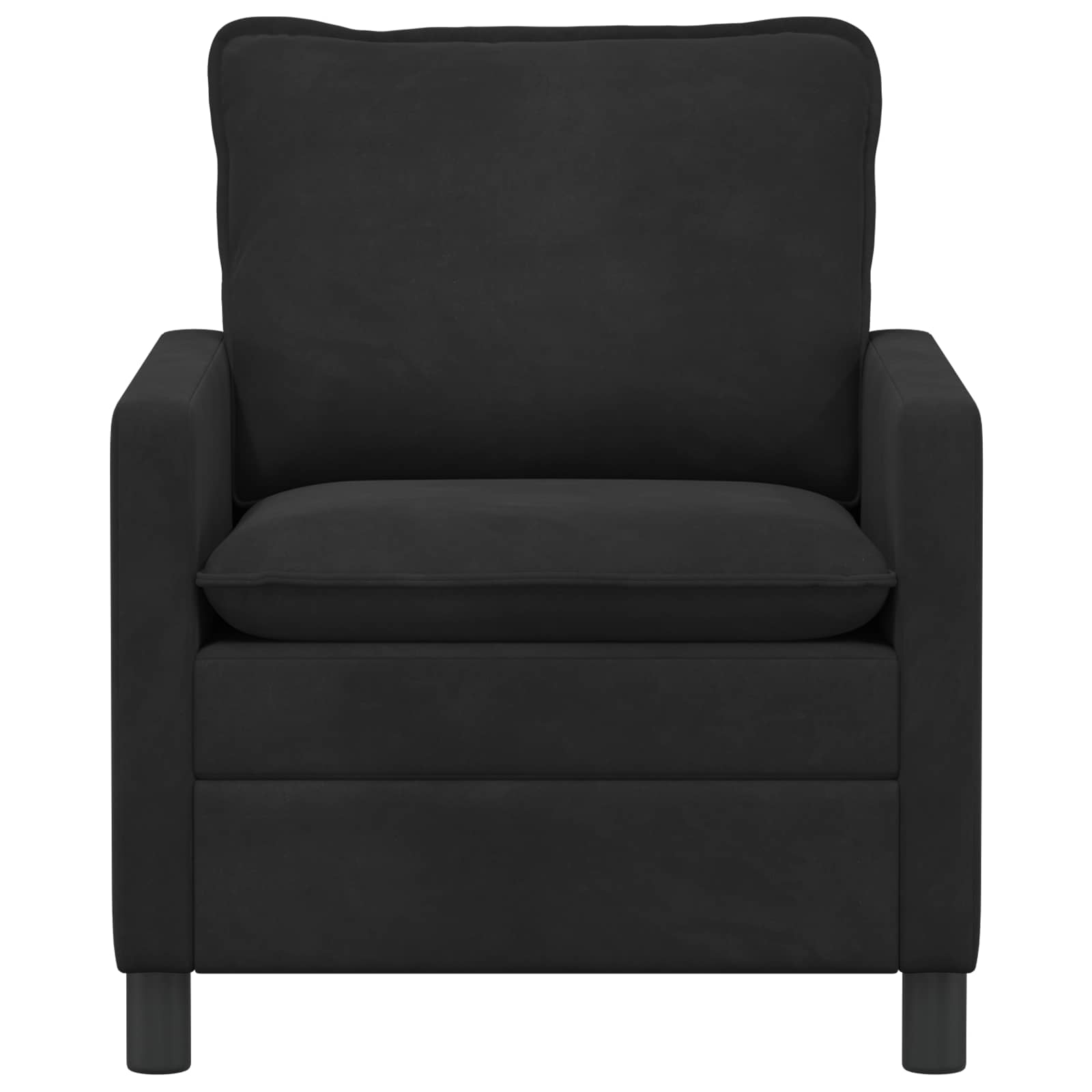 Sofa Czarny 76 x 81 x 87,5 cm Welur