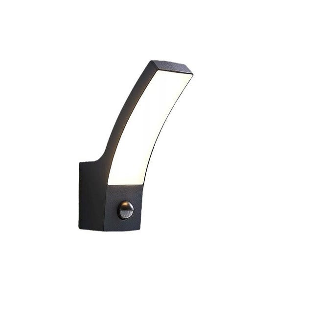 Lampa fasadowa LED z czujnikiem ruchu PIR 140°, 15 W, 1000 lm, czujnikiem zmierzchowym, IP54 - do użytku zewnętrznego, lampa ścienna