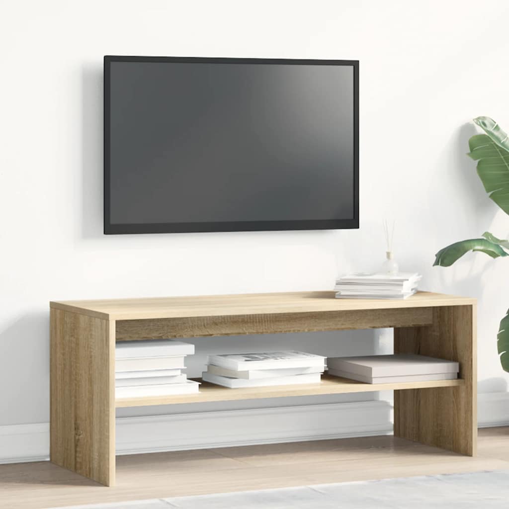 Szafka pod TV, dąb sonoma, 100 x 40 x 40 cm, płyta wiórowa