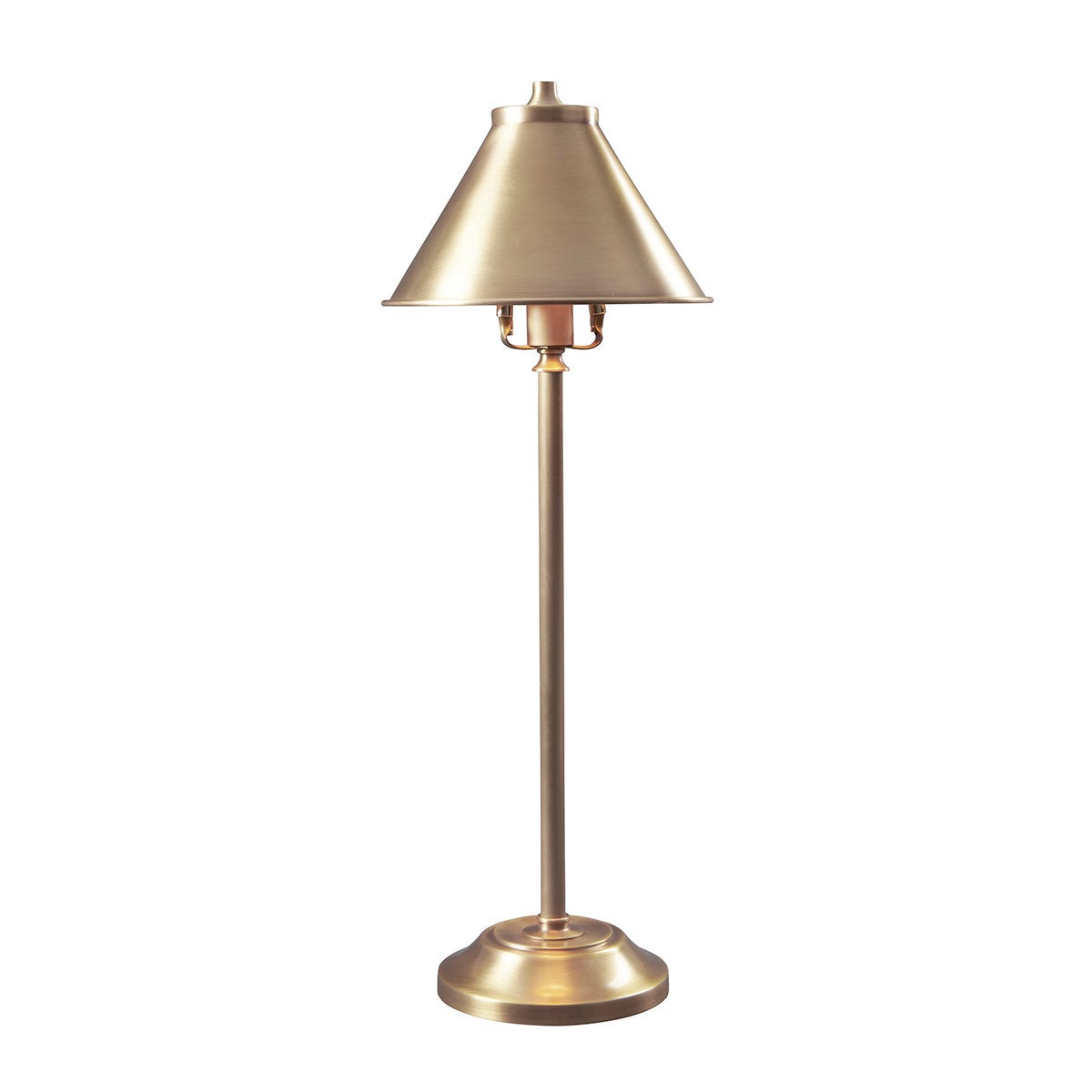 Lampa stołowa retro metalowa postarzany mosiądz Provence E14 7W Elstead