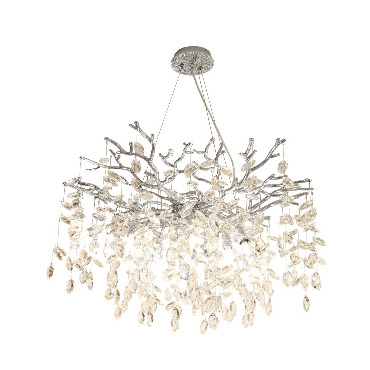 Żyrandol kryształowy designerski CINDY 10xG9 Zuma Line MD4115-1-ECN