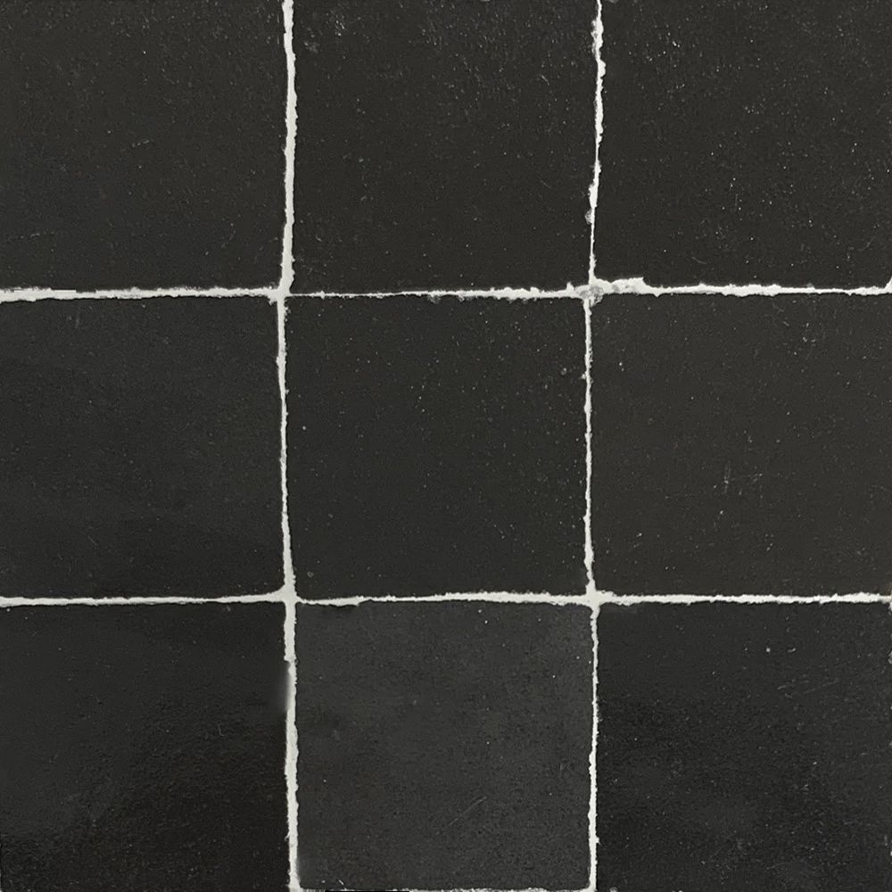 Zellige "Black Fig" – patchwork płytek Zellige 10×10 cm – 100 szt., 1 m² – płytki ścienne do łazienek i kuchni.