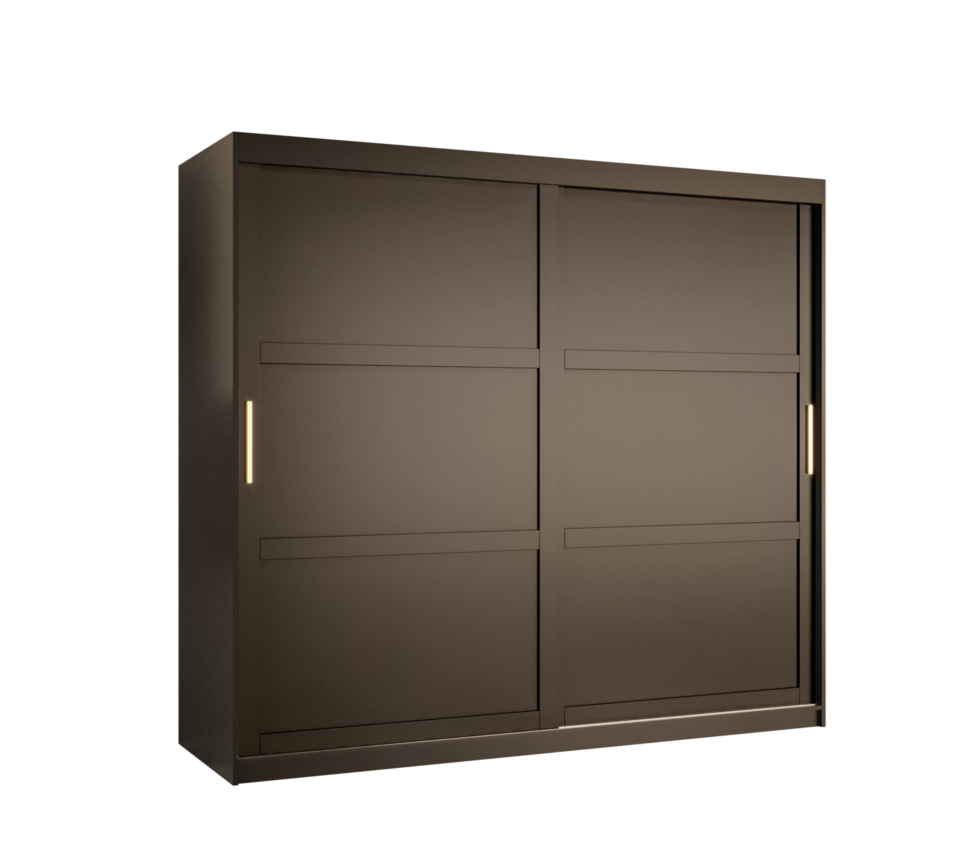 Szafa przesuwna garderoba RAMIRO 1 200 x 62 x 200 cm Czarny - Abiks Meble