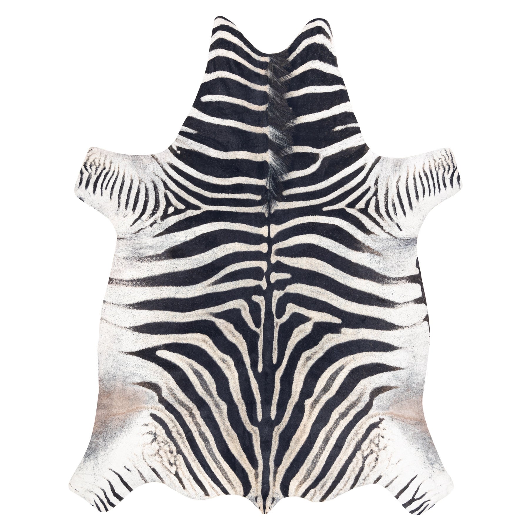 Dywan Sztuczna Skóra Bydlęca, Zebra G5128-1 Biało-czarna skórka 155x195 cm