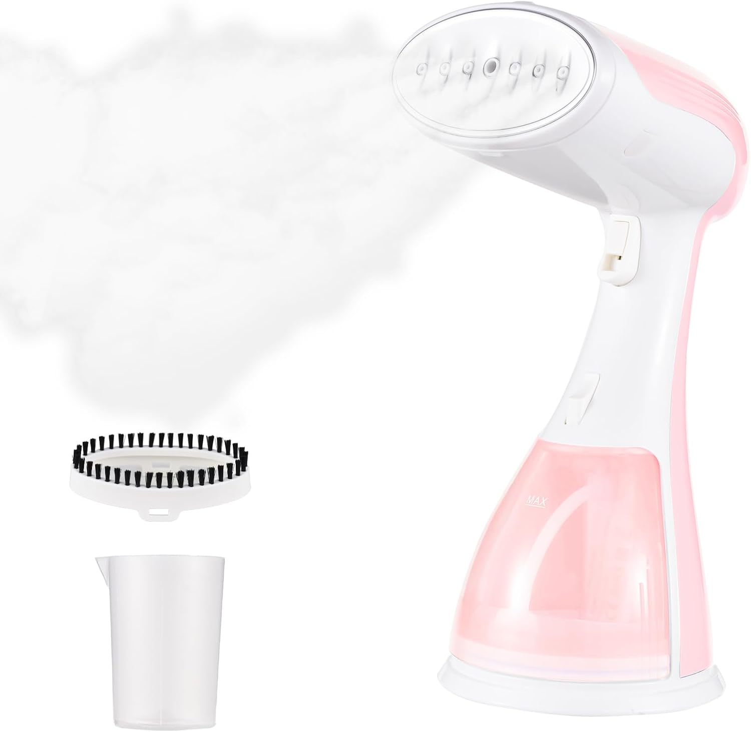 Irishom Parownica do ubrań, parownica ręczna, żelazko przenośne 1500 W, 300 ml, szybkie nagrzewanie, parownica ręczna, parownica do ubrań, prezent dla