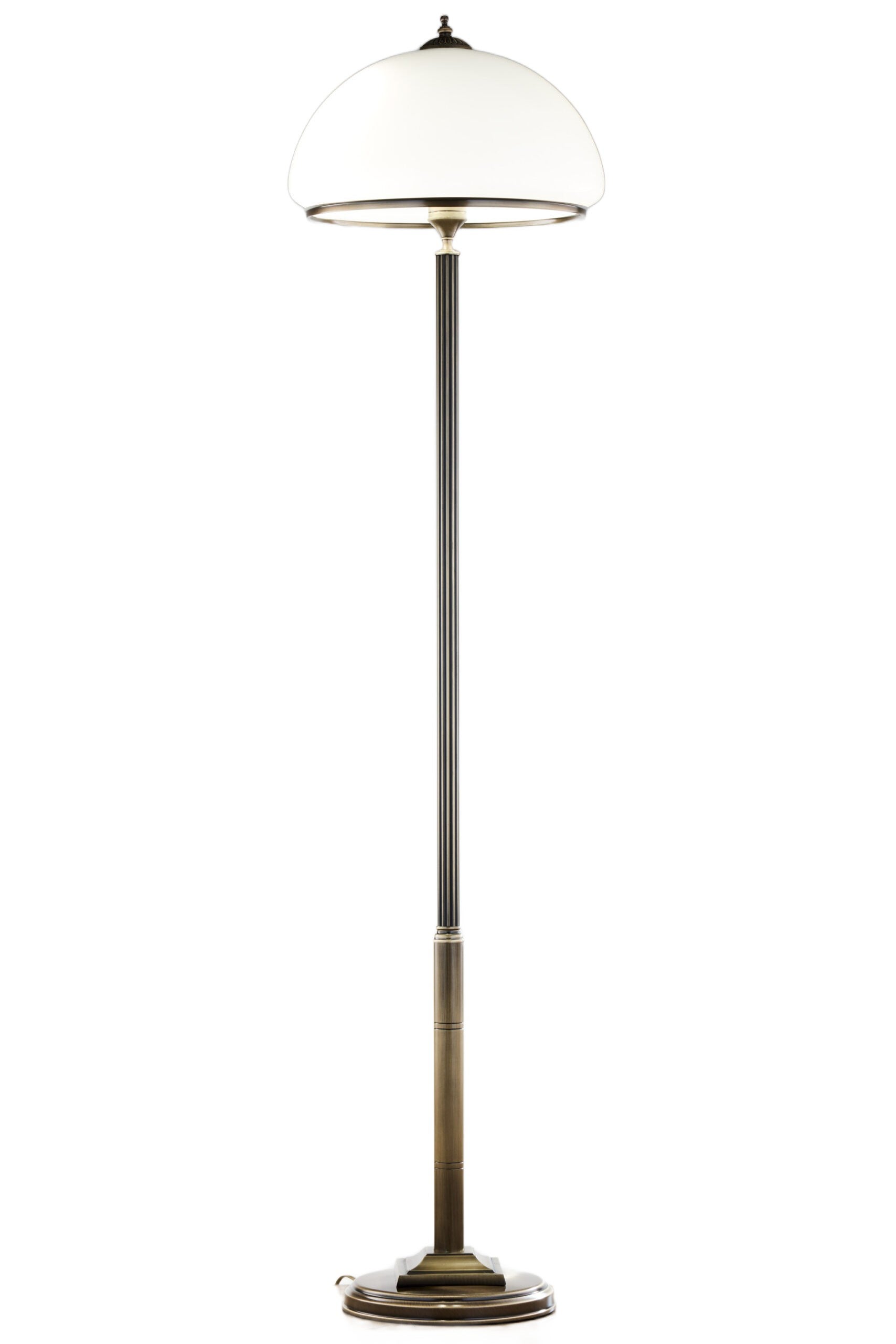 Lampa podłogowa ZEUS JUPITER patyna/biały E27 170x40x40 cm 1 szt.