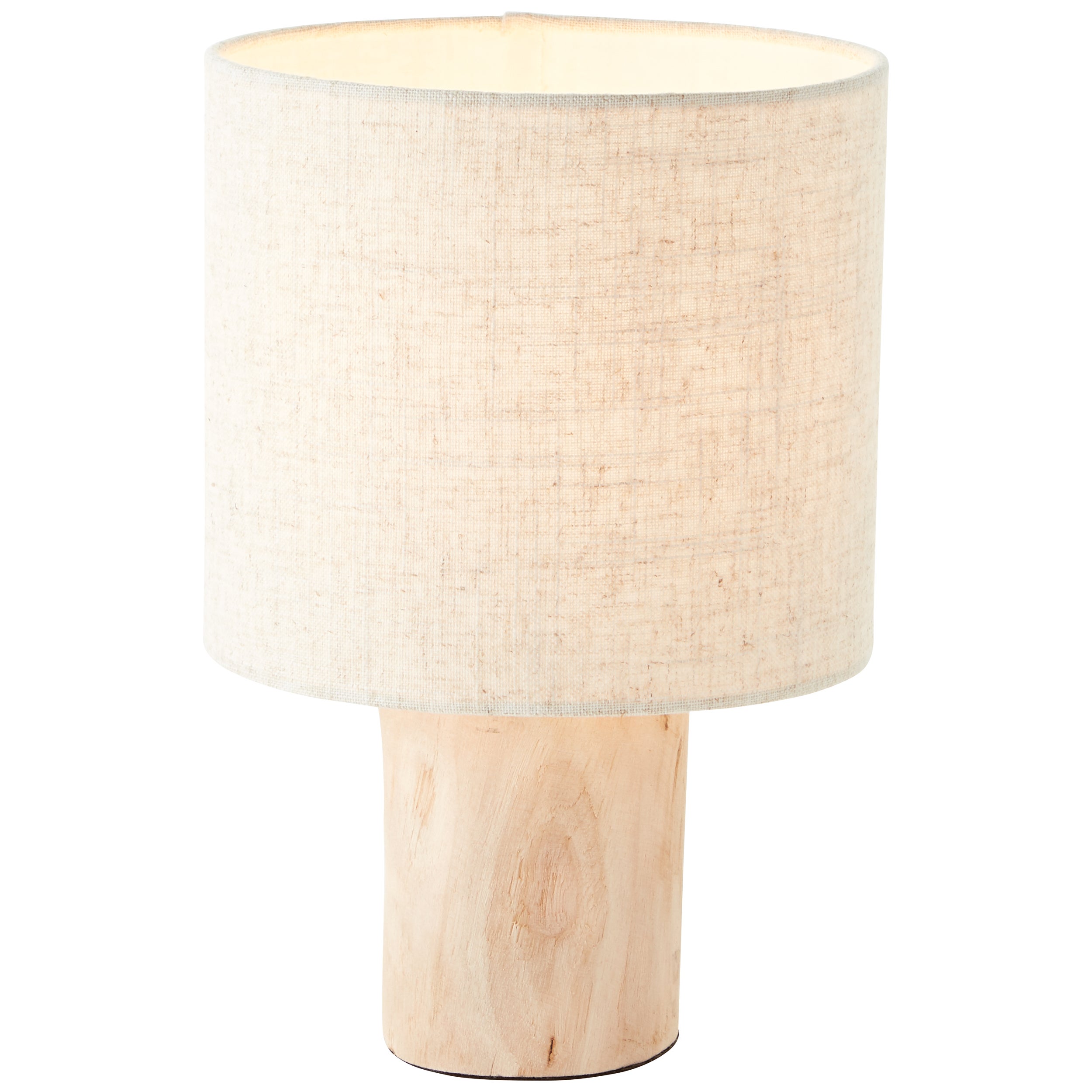 Lampa BRILLIANT, lampa stołowa Pia naturalna, 1x A60, E27, 40W, drewno ze zrównoważonego leśnictwa (FSC)
