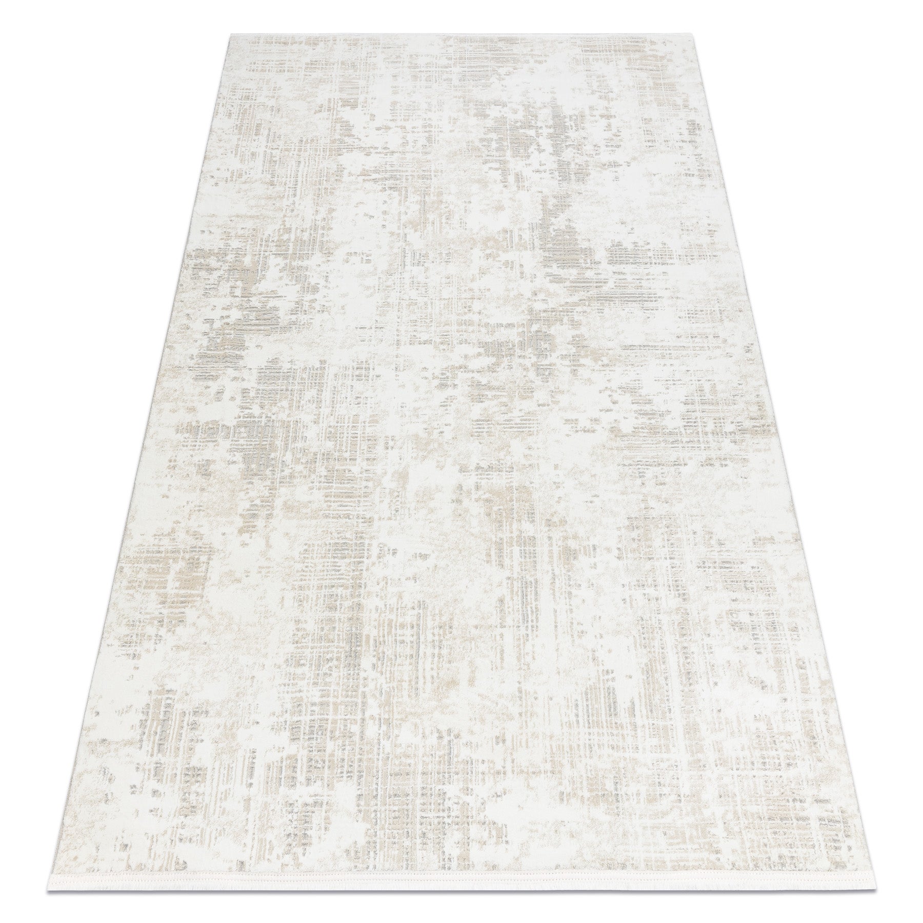 Dywan DUKE 51374 krem - Vintage, strukturalny, bardzo miękki, frędzle 180x270 cm