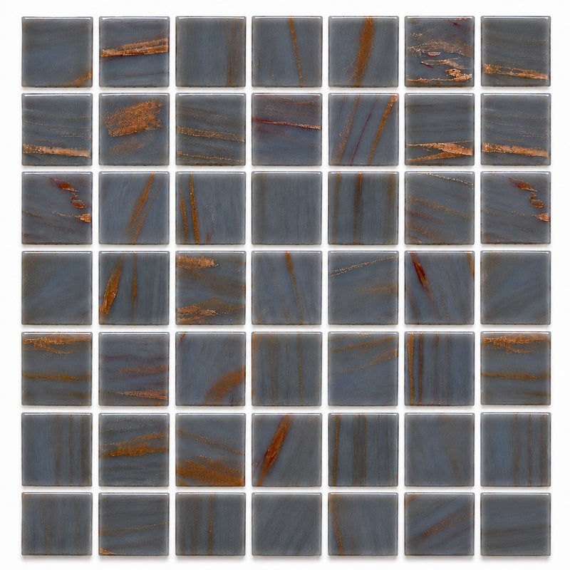 Próbka mozaiki szaro-złotej 16cmx16cm