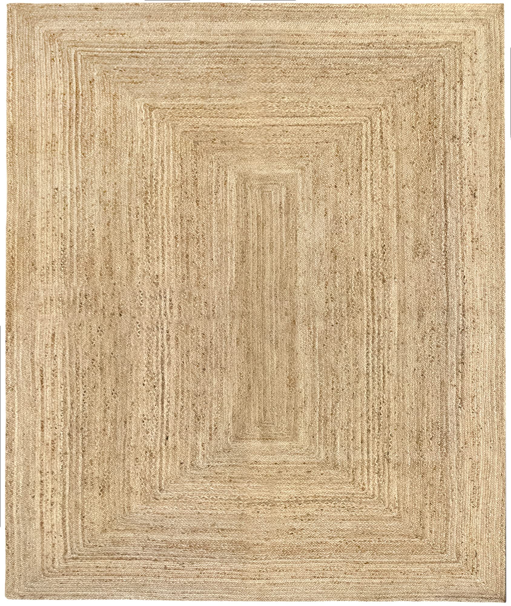 Hamid - ALHAMBRA NATURAL 300x240cm - Duży dywan ze 100% juty. Idealny do salonu, sypialni i jadalni.