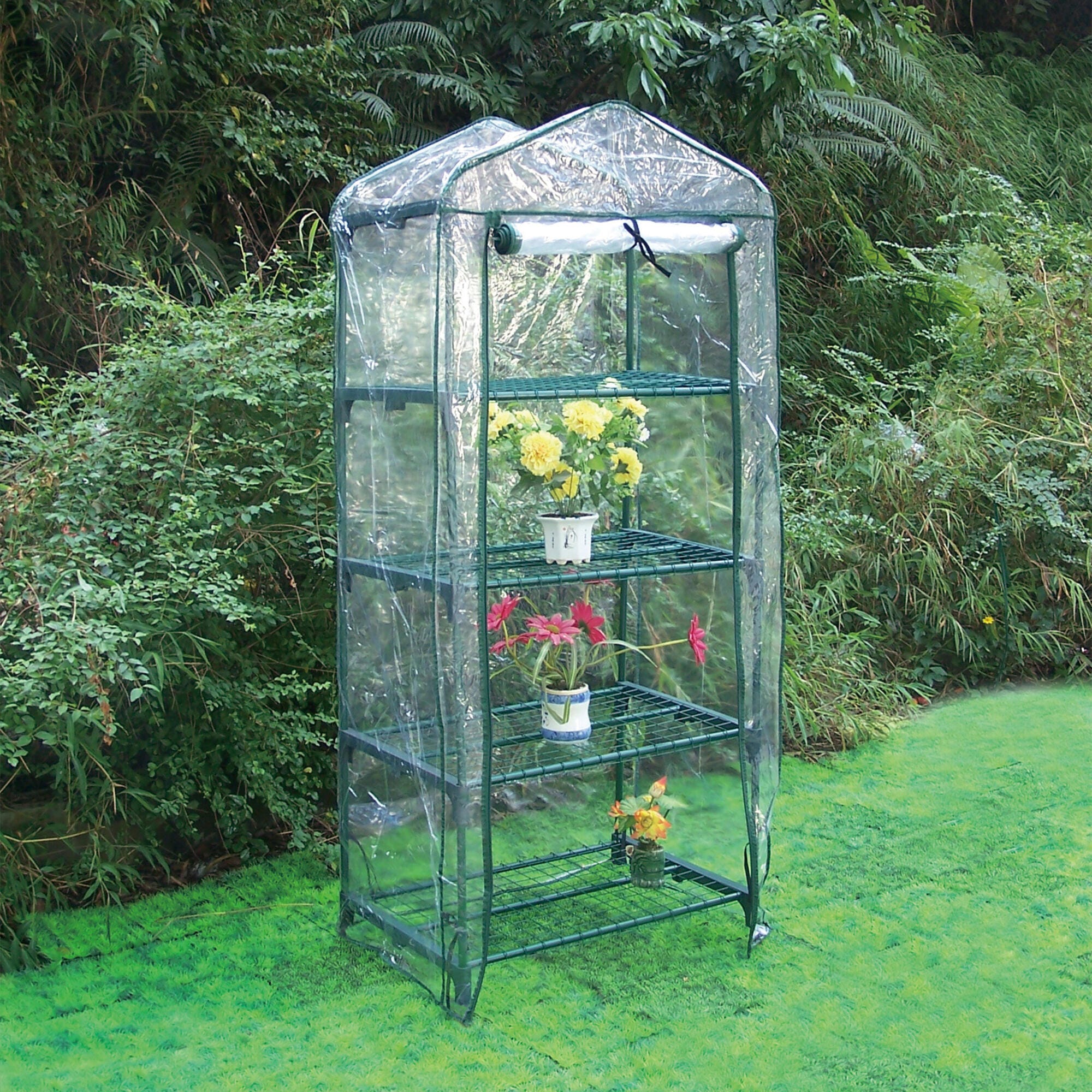 Szklarnia 4 półki 68x49x156