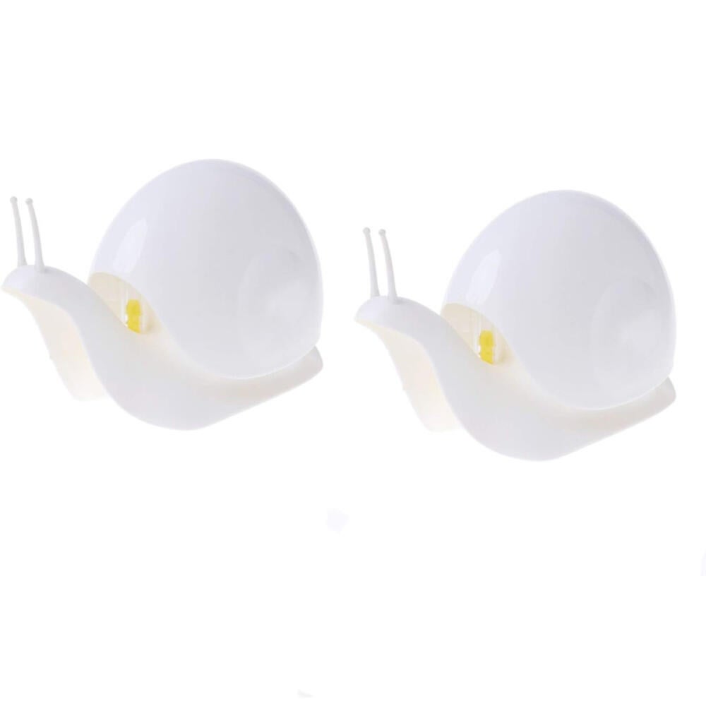 Uroczy dozownik mydła w kształcie ślimaka do kuchni, łazienek itp., 2 sztuki (120 ml) (biały)