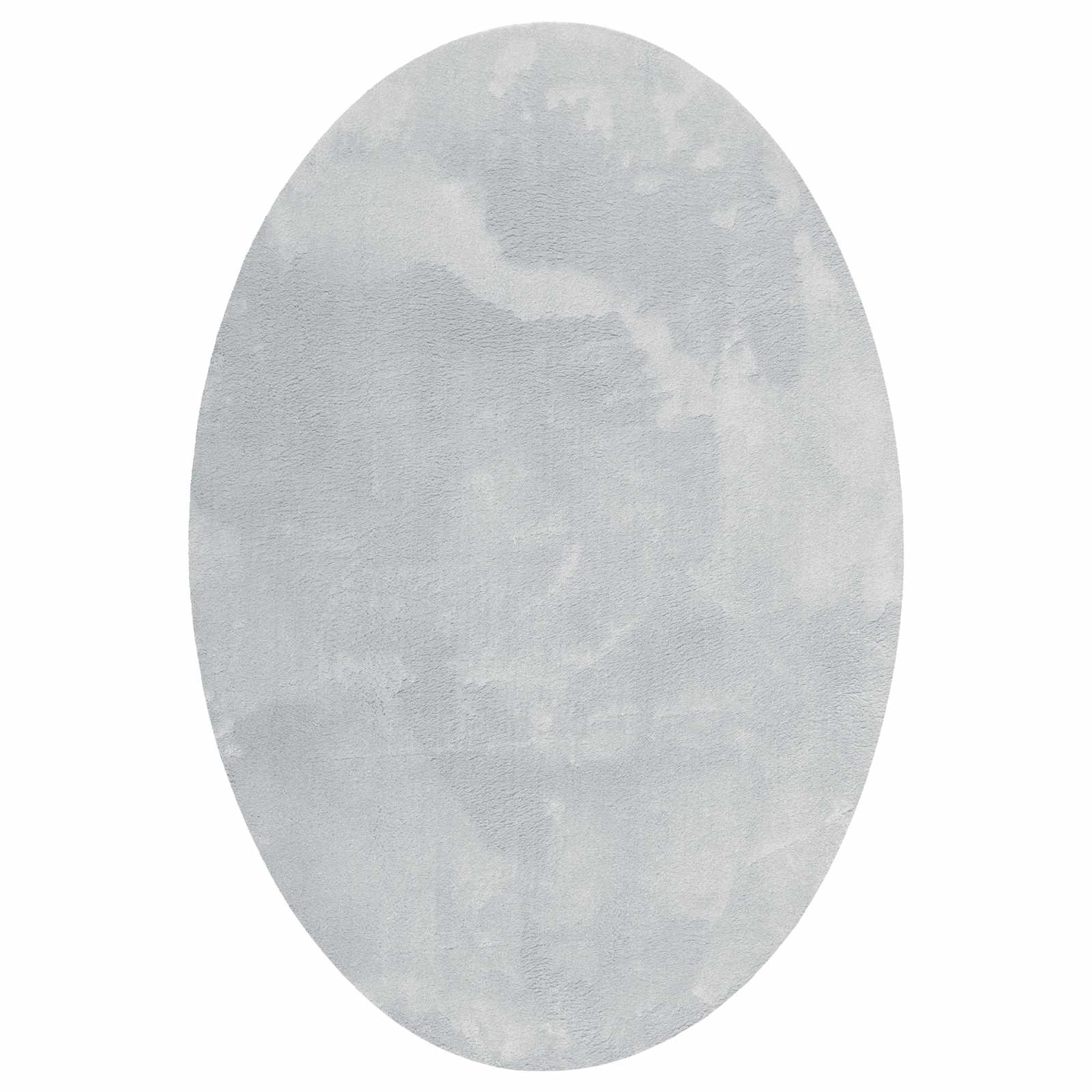 Dywany pokojowe Owalny HUARTE Szary 140 x 200 cm 100% poliester