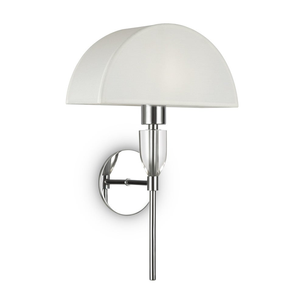 Lampa ścienna z białym abażurem Prima Maytoni Z034WL-01CH