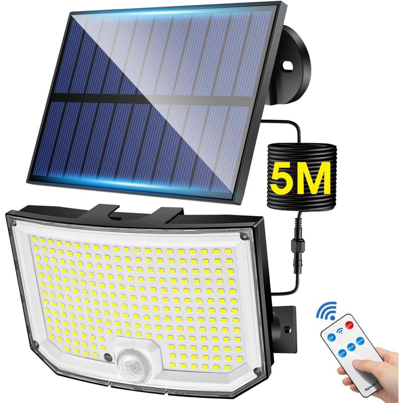 Lampka solarna do ogrodu 238 LED z pilotem