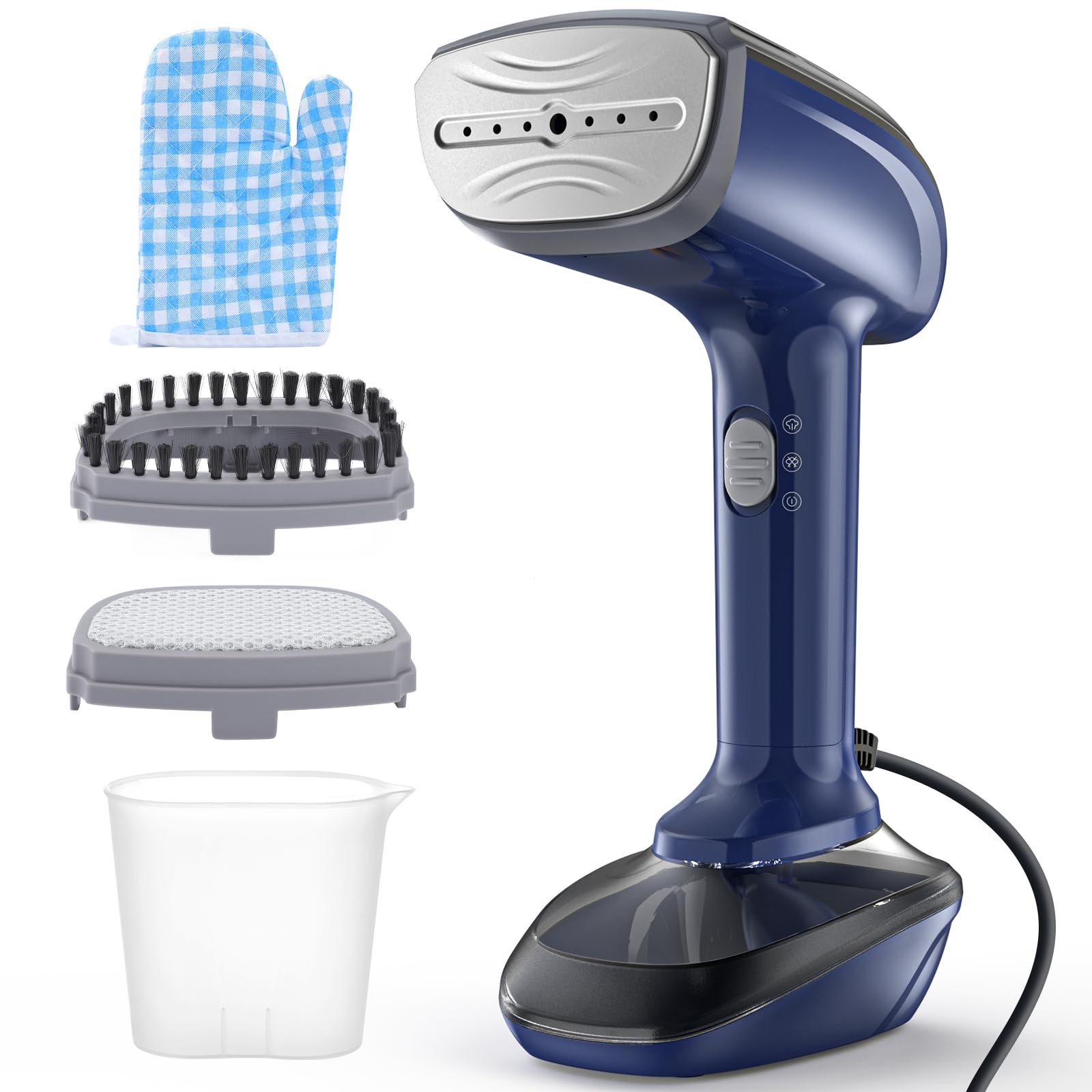 Przenośny parownica do ubrań, nagrzewa się w 20 sekund, parownica 2 w 1, zbiornik 300 ml, 1200 W, 220 V