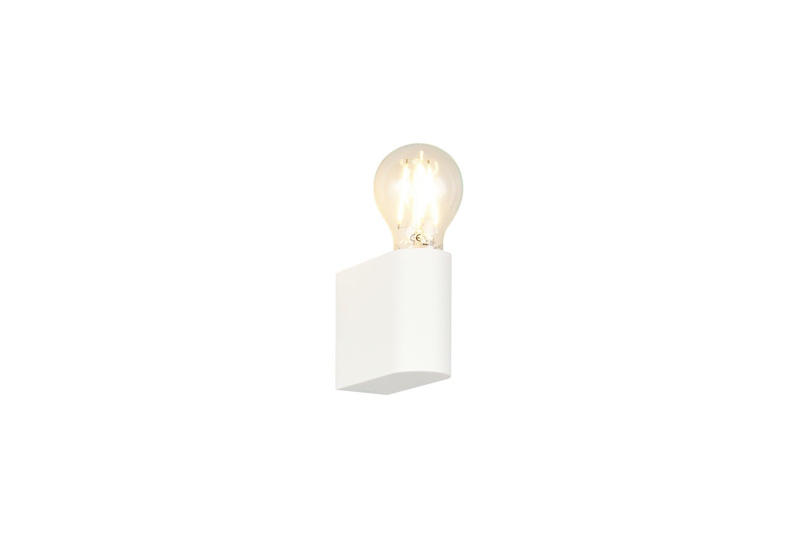 Kinkiet PRATELLA biały 1xE27x10W tworzywo sztuczne wym:8x4,3x9,5cm IP44 Trio