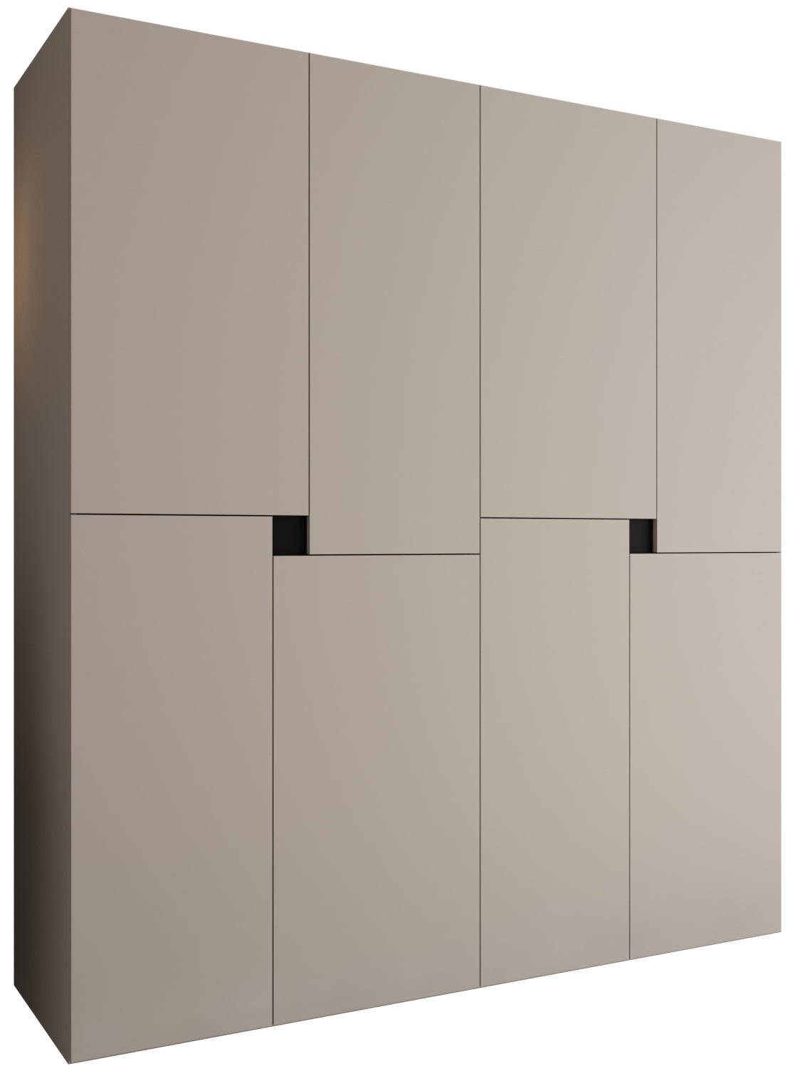 Szafa uchylna otwierana TEMPO 180 x 52 x 203 cm kaszmir Abiks Meble