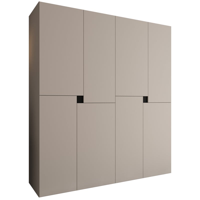 Szafa uchylna otwierana TEMPO 180 x 52 x 203 cm kaszmir Abiks Meble