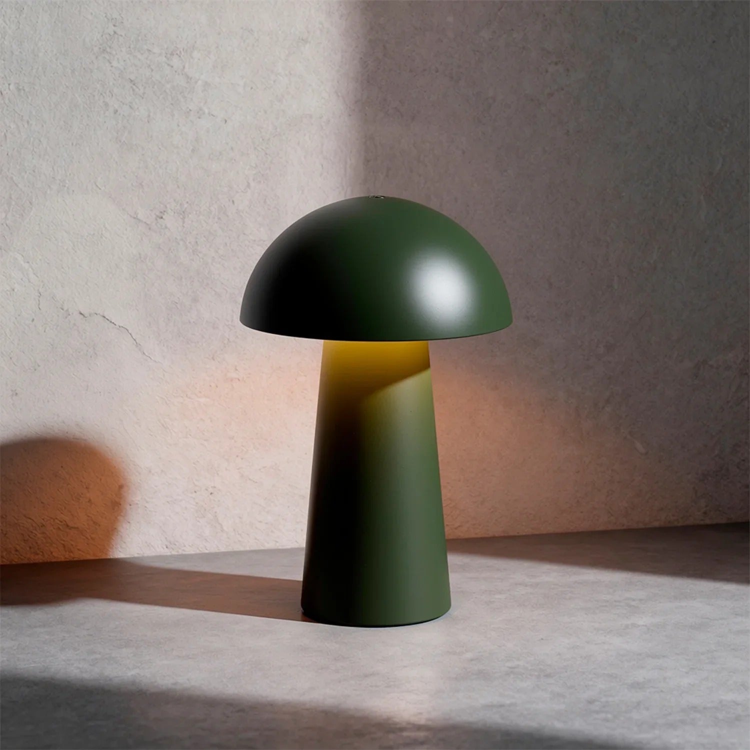 Lampa stołowa LED grzybek Mireo zielona 1.5W biała ciepła 60lm tworzywo sztuczne wym:20x12x12cm IP44 Rabalux