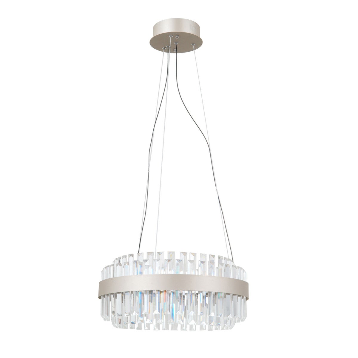 Lampa wisząca HORNA LED 36W Ciepła biel 2098lm szampańska wym: 120 x 45 x 45 cm Italux