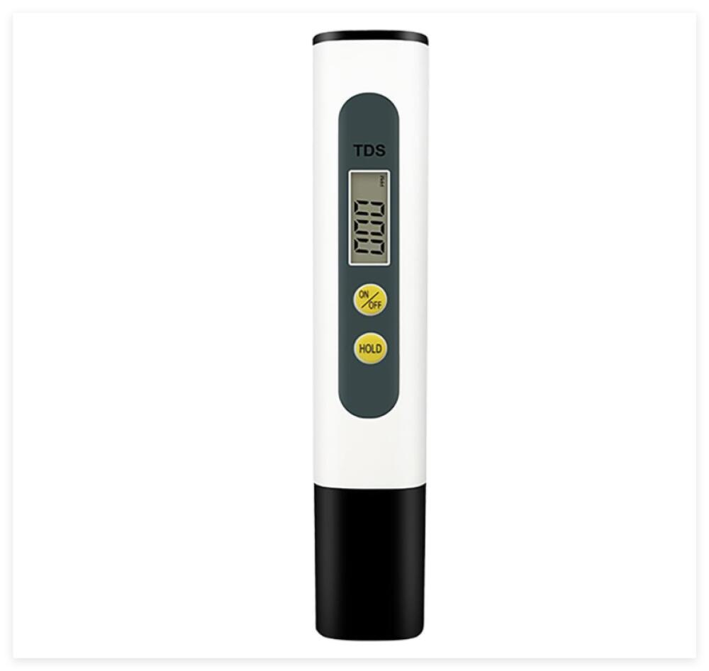 (Czarny) Cyfrowy miernik jakości wody z dużym ekranem LCD do użytku domowego, przemysłowego i hydroterapii, 0-999 PPM, monitor jakości wody pitnej