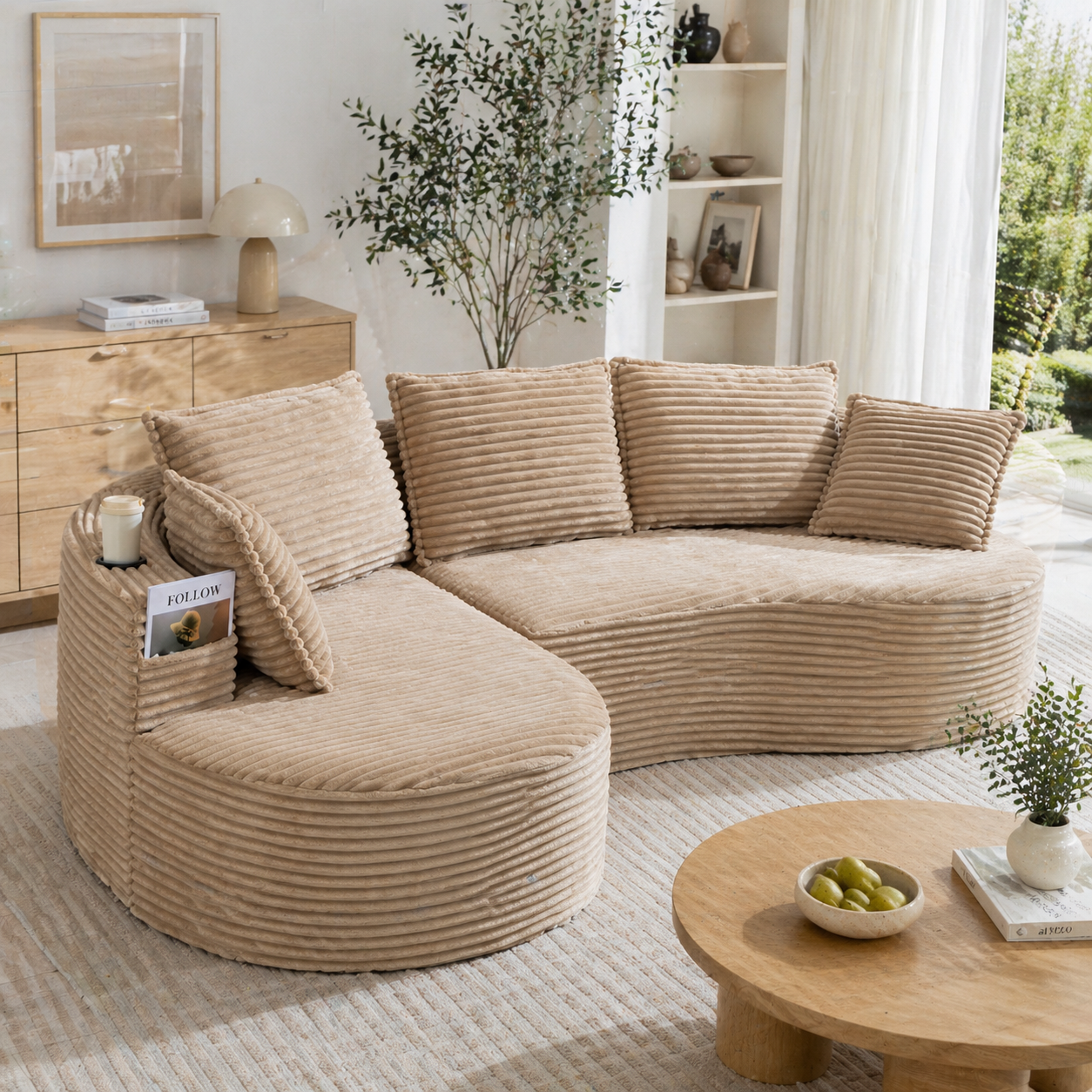 Sofa 250 x 152 x 82 cm, welur, do salonu, do codziennego użytkowania, funkcjonalny element wyposażenia