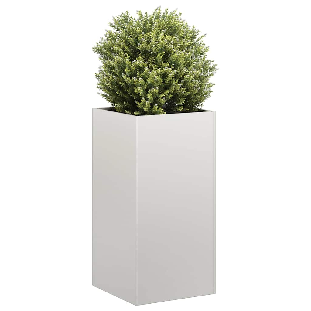 Doniczka 40x40x80 cm Stal nierdzewna vidaXL