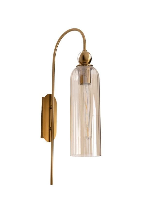 Kinkiet ścienny dekoracyjny vintage szklany klosz CAMPANILA 1xE27 40W W0332 Maxlight