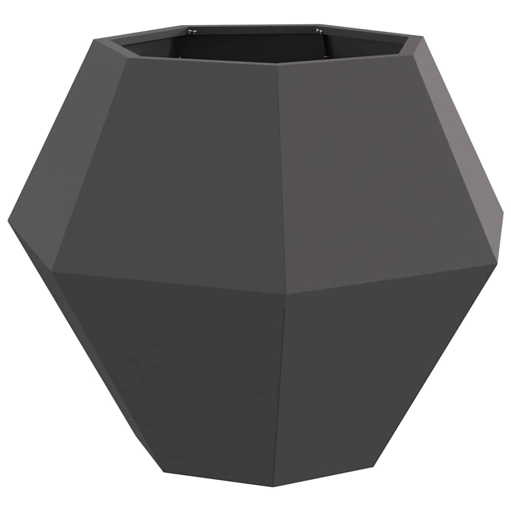 Donica Czarny 75 x 75 x 60 cm Stal