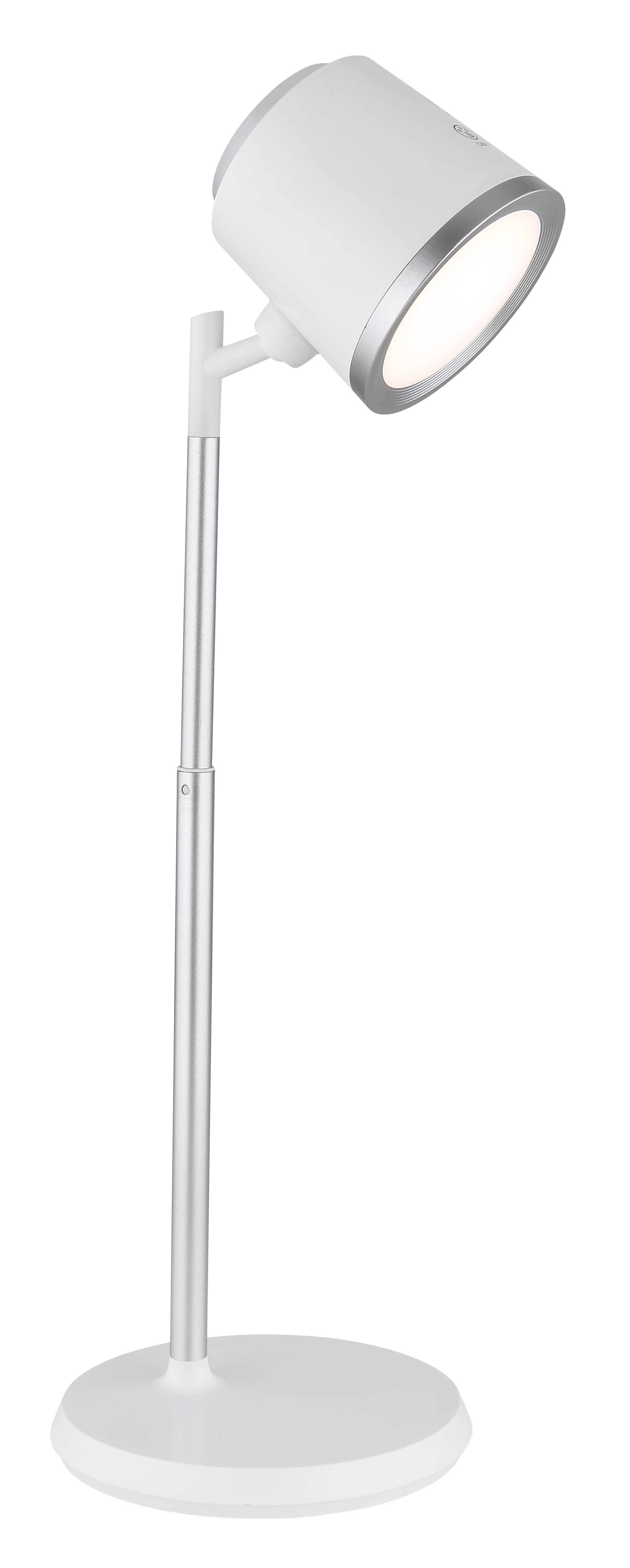 Lampa biurkowa biała matowa LED ściemnialna 3000-6500K ściemniacz dotykowy