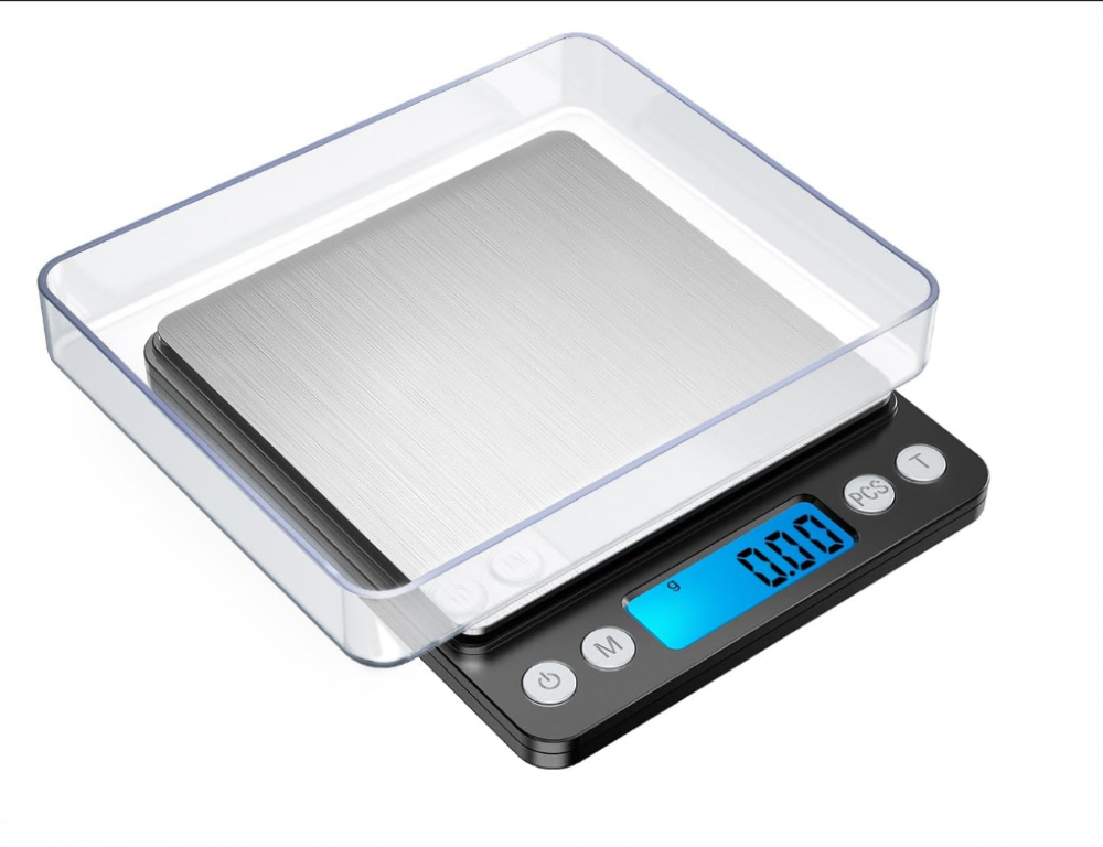 Waga kieszonkowa, skala gramowa 0,01 g / 500 g
