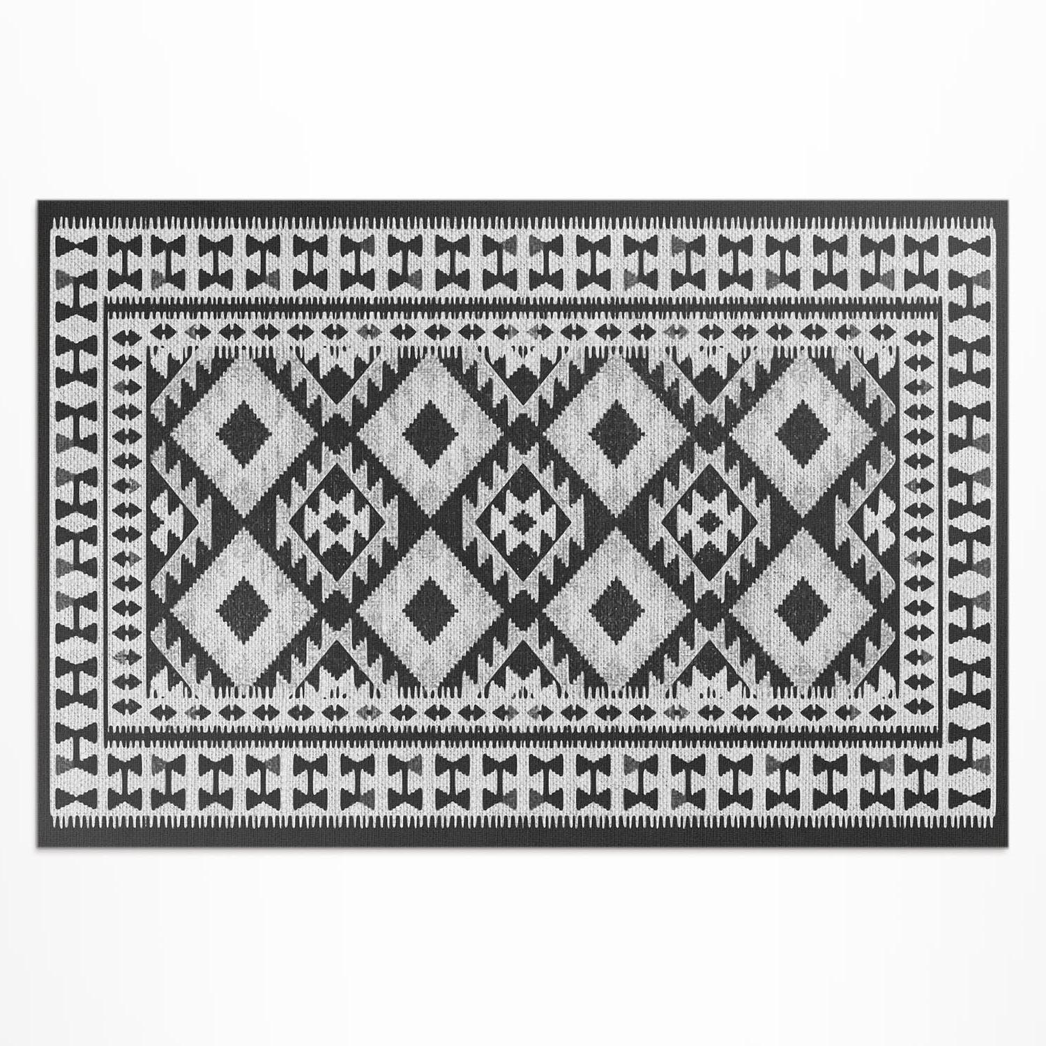 Dywan winylowy retro, mata winylowa vintage wzór dekoracyjny 150x100 cm ArtPrintCave