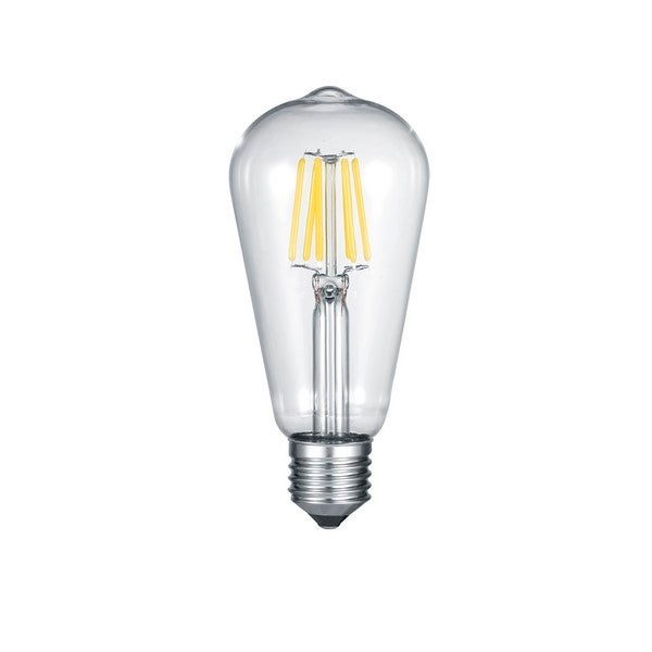 Żarówka LED transparentna owalna E27 6W ciepła 600lm Trio