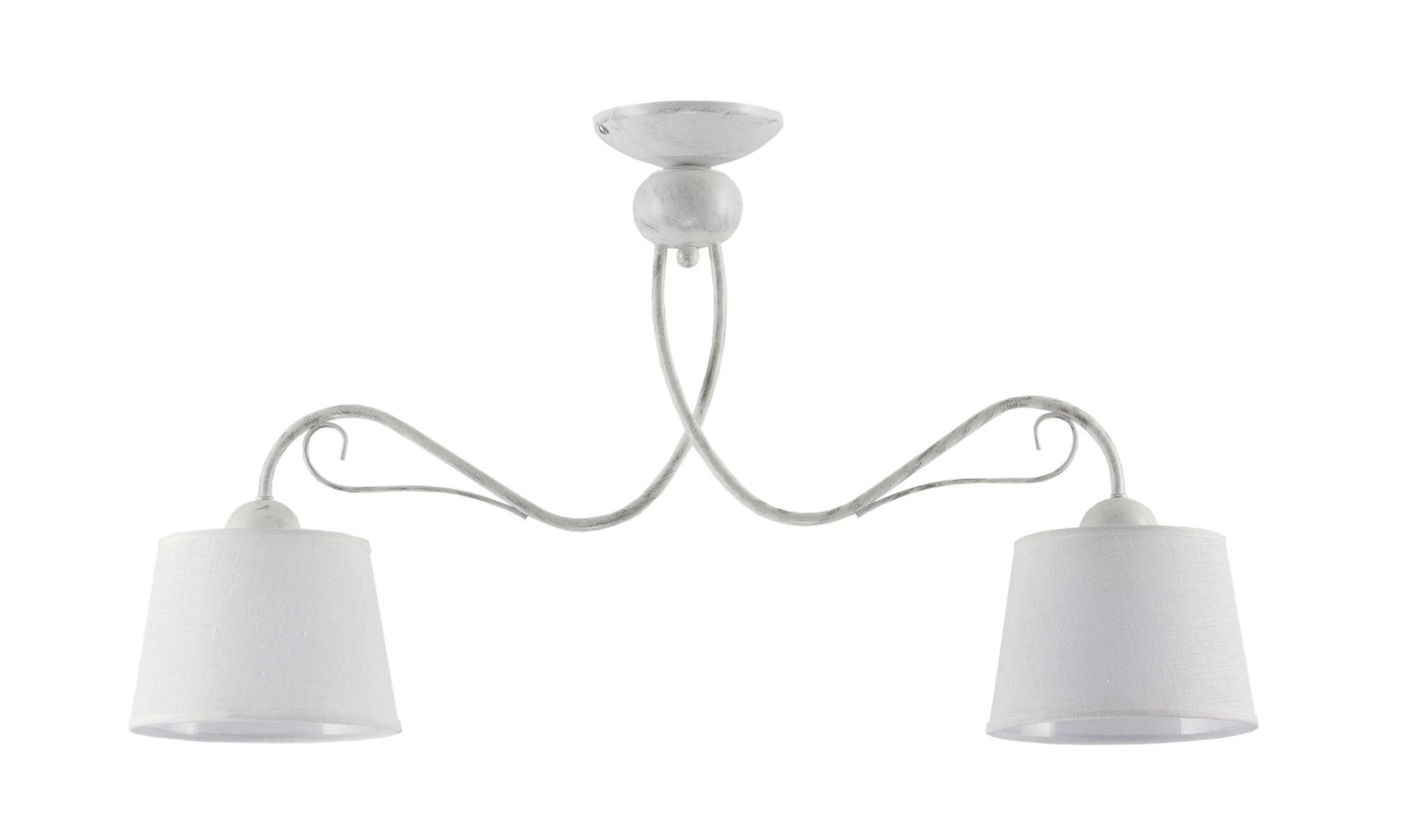 Lampa sufitowa KAMELIA biała Jupiter biały E27 80x20x46 cm 1 szt.