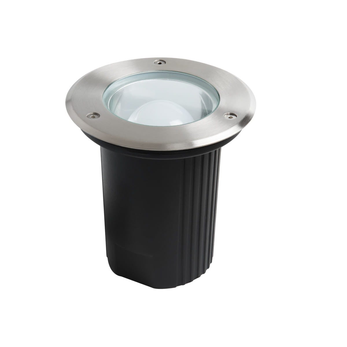Lampa gruntowa najazdowa XARD czarno-srebrna 1xE27x40W tworzywo sztuczne wym:18x15x15cm IP67 Kanlux