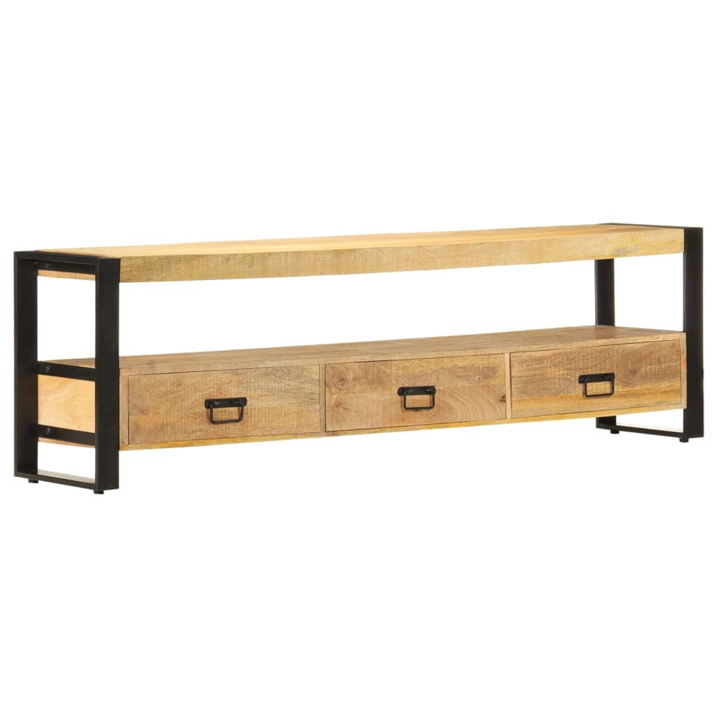 vidaXL Szafka telewizor, 150 x 30 x 45 cm, lite drewno mango