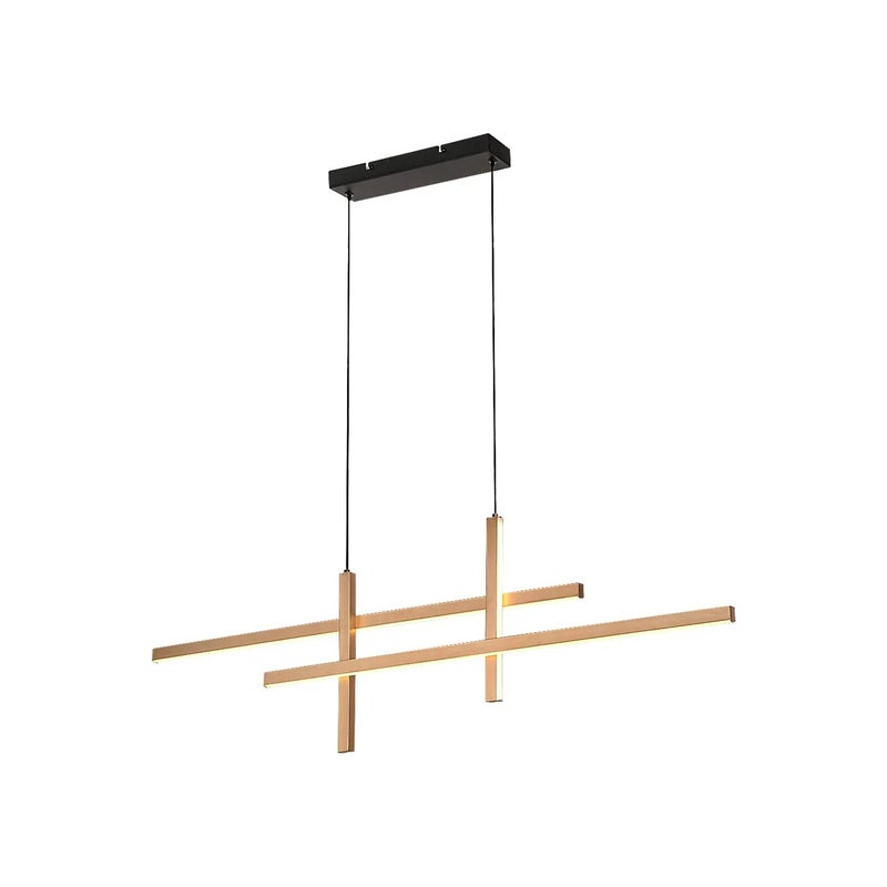 Lampa wisząca Severine złoto-czarna-biała LED 40W 3000K 2000lm nowoczesna wym: 120 x 117 x 38 cm metal Rabalux