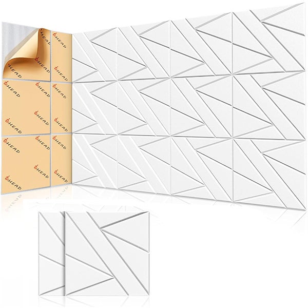 Panele akustyczne samoprzylepne 12 sztuk 30x30 cm, izolacja akustyczna i absorpcja dźwięku, DIY do cięcia do studia domowego, kina domowego.